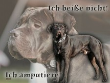 CANE CORSO cartello per cani
