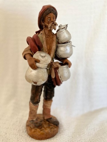 Statua presepe uomo con - statua,
