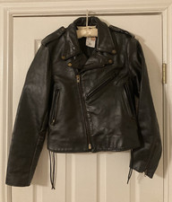 Giacca moto pelle vintage