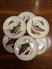 Set 6 piatti pesce vintage -