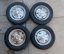 SET 4 CERCHIONI E PNEUMATICI Fiat 126, N. 125 R12 62S. |UN CERCHIONE DIVERSO|