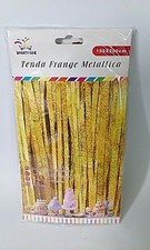 TENDA FRANGE METALLICA ORO
