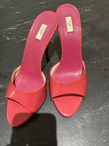 Mules prada punta aperta pelle - mules,