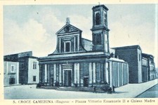 SANTA CROCE CAMERINA (RAGUSA) PIAZZA VITT. EMANUELE CHIESA MADRE 1960