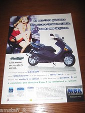 *AI49=SCOOTER MBK SKYLINER=PUBBLICITA'=ADVERTISING=WERBUNG=COUPURE=