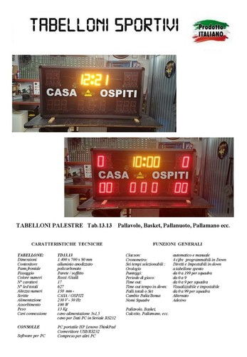 Tabellone segnapunti - tabellone,