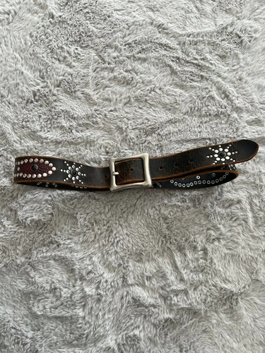 Cintura vintage pelle - vintage,