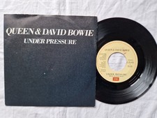 QUEEN & DAVID BOWIE UNDER PRESSURE45 GIRI EMI 1981 RARO EMI Italy NO CD 33