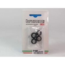 SET FIRESTONE GOMME PIOGGIA FERRARI 312 F1 1968 1:43 Brumm Art.Vari Modellino Nu