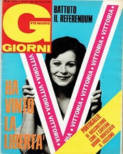 VIE NUOVE 1974/20=REFERENDUM=VITO ANTUOFERMO=LINA WERTMULLER=SOLARIS=SETTEBAGNI=