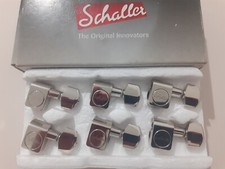 Schaller F-Series staggered nickel per Stratocaster/Telecaster 