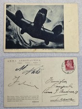 postcard futurism aviation
