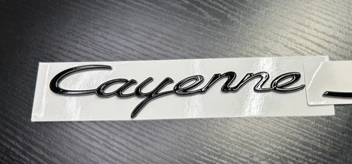 Logo scritta cayenne porsche - logo,