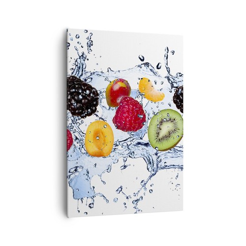 Quadro tela 70x100cm acqua - tela,