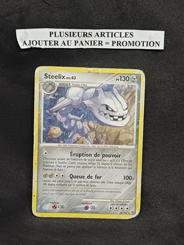 Steelix dp07 tempête - steelix,