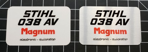 Targa distintivo stihl 038 - 038, av