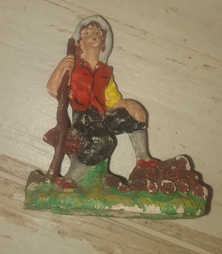 Statuina pastorello presepe - statuina,