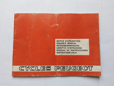 PEUGEOT CICLOMOTORI 101 102 103 105 LIBRETTO USO MANTUT.   1981      (603)
