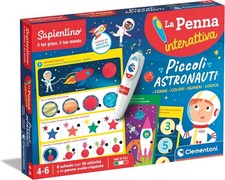 Sapientino Piccoli Astronauti 4-6 Anni Penna Parlante Interattiva 16747 Clemento