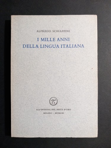 Schiaffini alfredo i mille - alfredo,