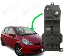 Honda Jazz Interruttore Pulsantiera Sinistra Alzavetri Alzacristalli Finestrini
