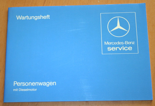 Mercedes 123 libretto - w,