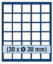 SAFE VASSOIO - VASSOI IN FLOCCATO COLORE BLU PER MONETE A SCELTA