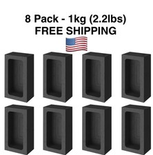 8 Pz - Stampo Lingotto Grafite