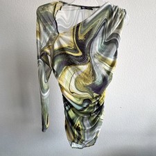 Top Zara verde in tulle