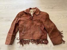 Giacca di pelle scamosciata