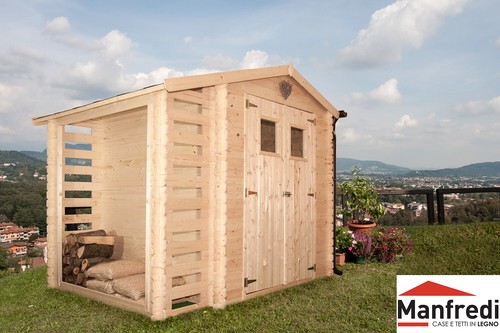 Casetta legno giardino - legno, da