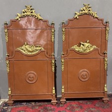 Antica coppia di letti in ferro epoca XIX secolo