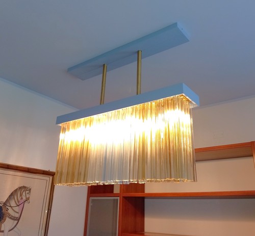 Lampadario con trilobi - lampadario,