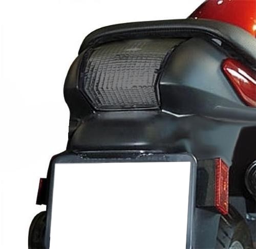 Stop led fumé chiaro con - led,