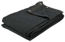 Showtec Dekomolton Sfondo, Nero 300 x 300 cm