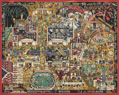 Poster mappa metropolitana