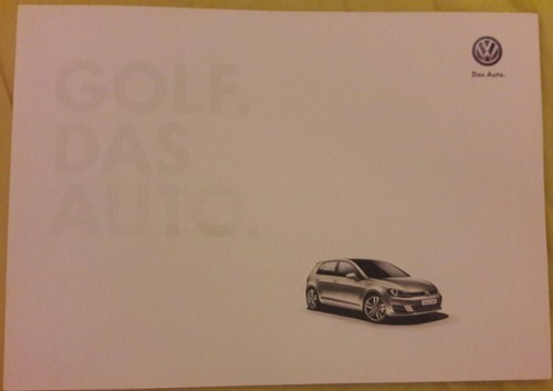 Depliant volkswagen golf 2012 - volkswagen,
