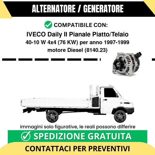 Alternatore iveco daily - iveco,