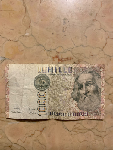 Banconota 1000 mille - banconota,