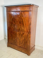 ANTICO SECRETAIRE 1800 NOCE MOGANO RIBALTA SCRITTOIO CASSETTIERA IMPERO EPOCA