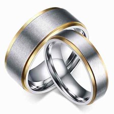 Coppia fedine acciaio - fedine, inox