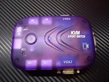 SWITCH KVM 2CH MONITOR VGA+PS2 mod. KVM-102 ELETTRONICO AUTOMATICO
