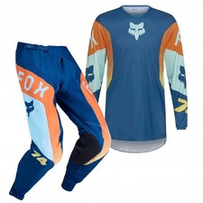 FOX (2026) MX Maglia e Pantaloni Kit Affare - 360 TINE - Crepuscolo/Teal/Arancione M/32"
