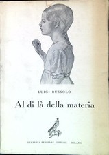 AL DI LA' DELLA MATERIA RUSSOLO LUIGI LUCIANO FERRIANI 1961 