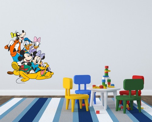 Adesivo murale topolino e - murale,