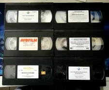 LOTTO N° 6 VIDEOCASSETTE VHS