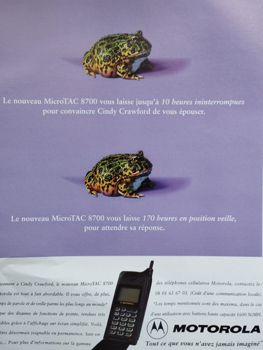 Pubblicità stampa telefono