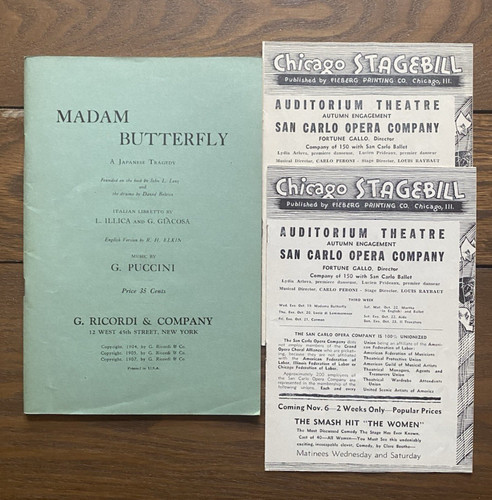 Libretto puccini vintage - libretto,