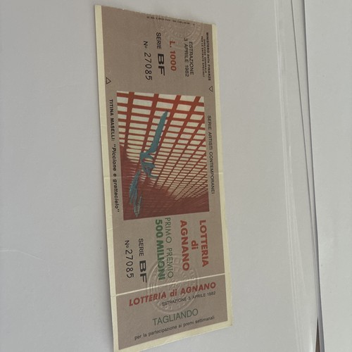 Biglietto lotteria nazionale - lotteria,