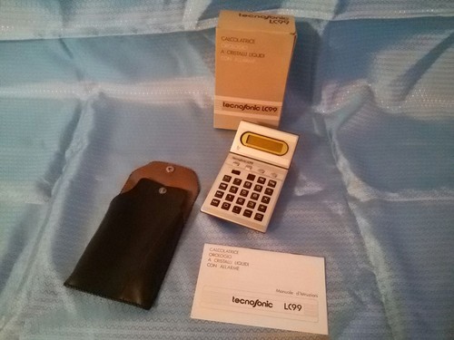 Rara calcolatrice tecnosonic - calcolatrice,